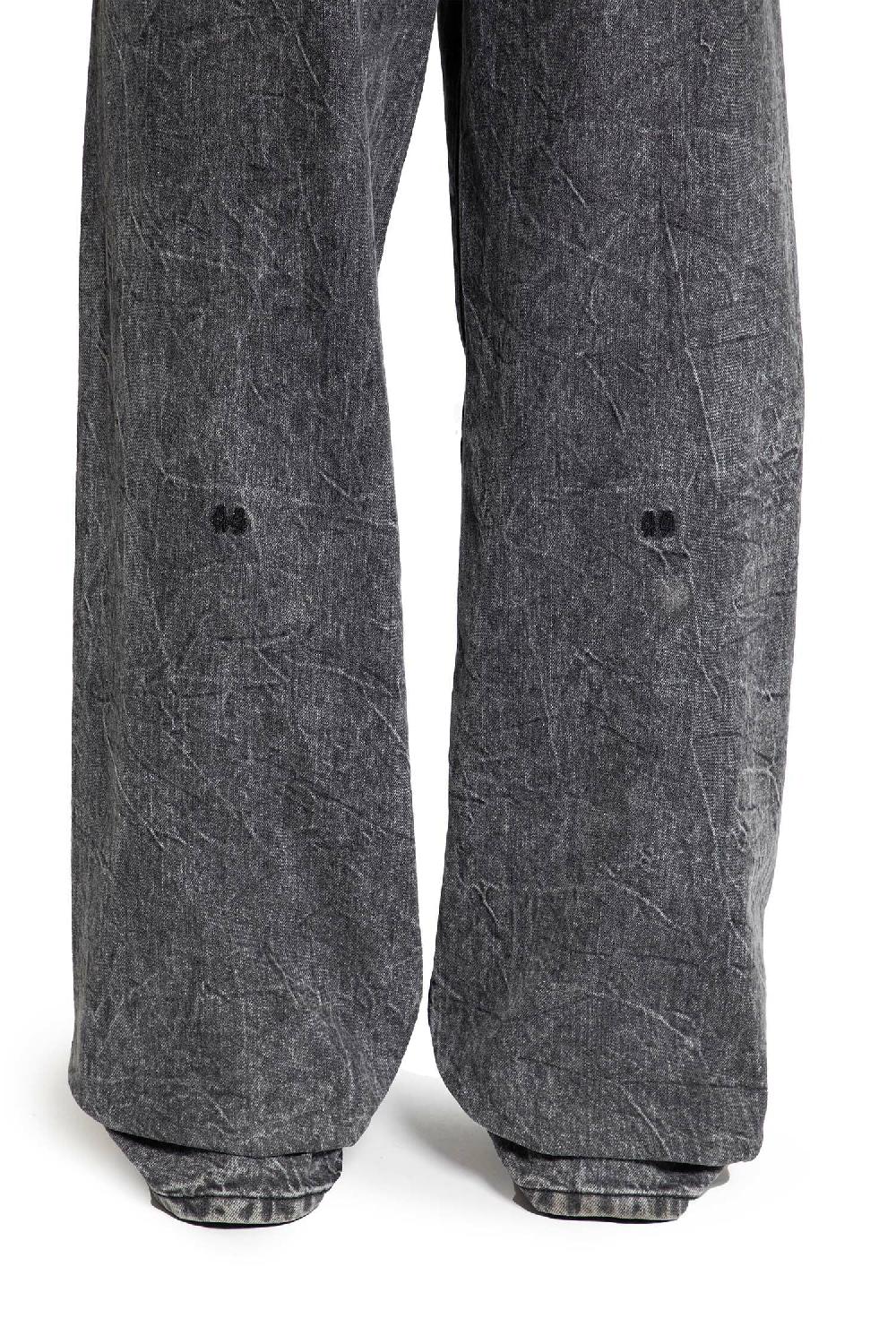 Antonioli 44 LABEL GROUP MAN BLACK JEANS Nuova