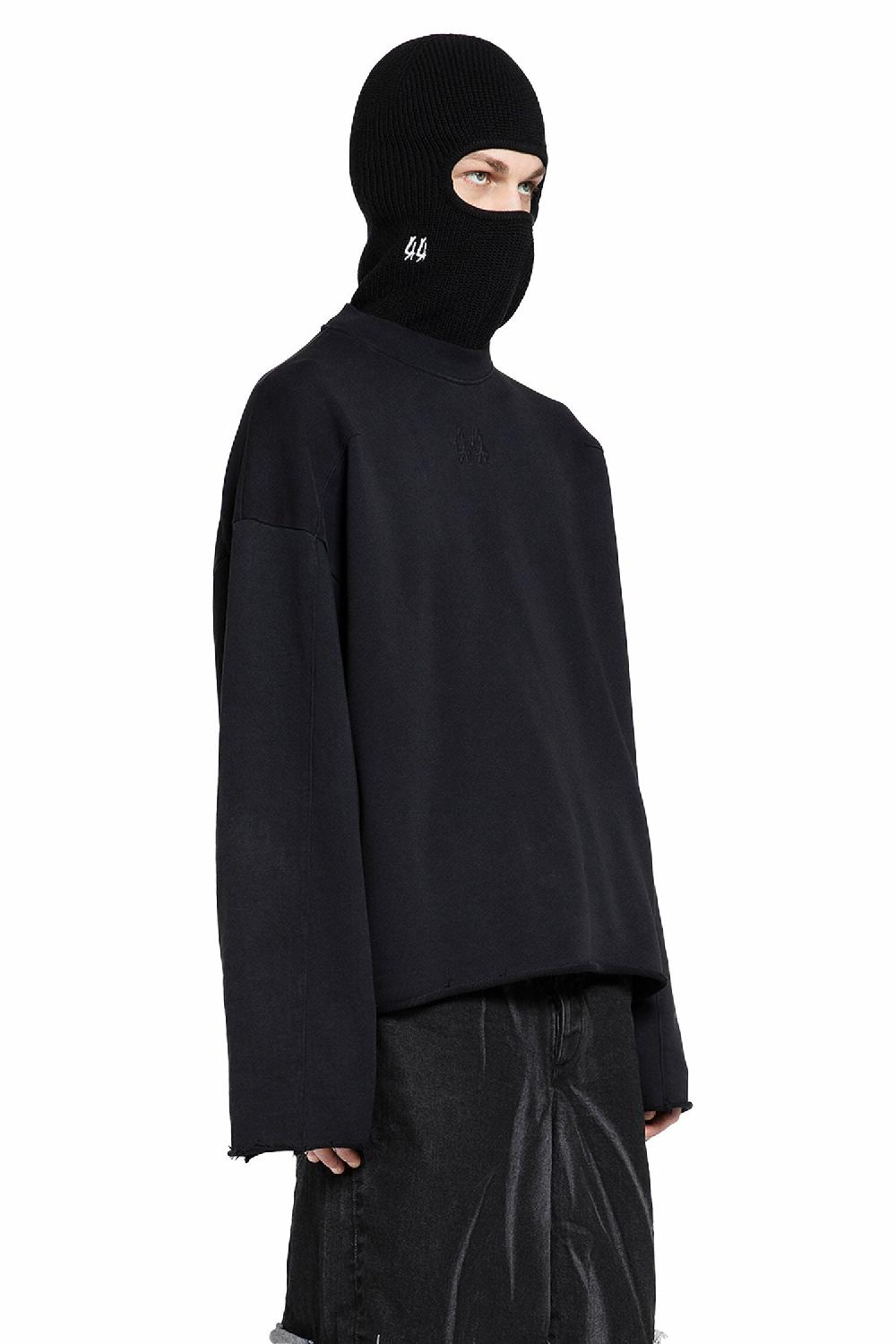 Antonioli 44 LABEL GROUP MAN BLACK KNITWEAR Moda