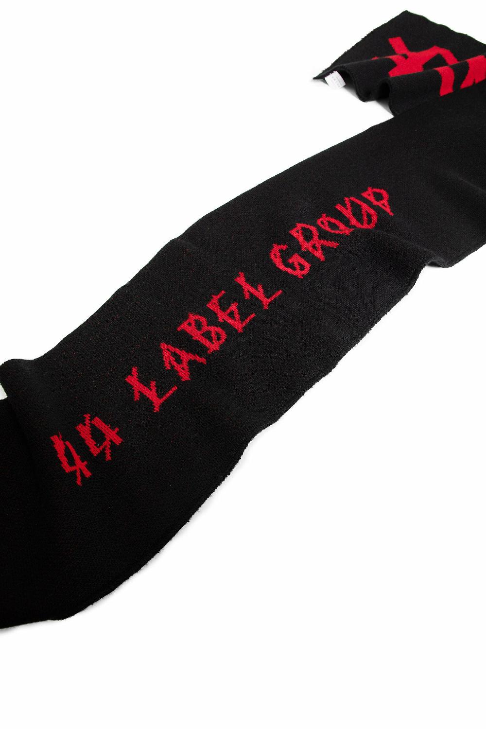 Antonioli 44 LABEL GROUP MAN BLACK SCARVES Italy