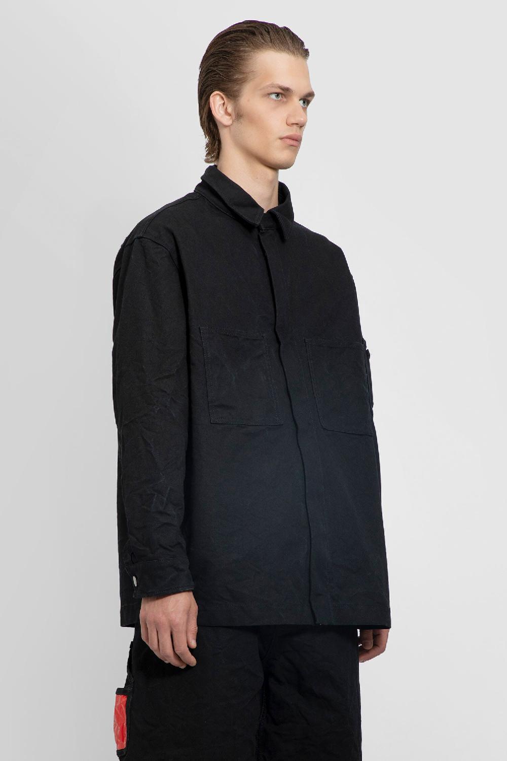 Antonioli 44 LABEL GROUP MAN BLACK SHIRTS Italia