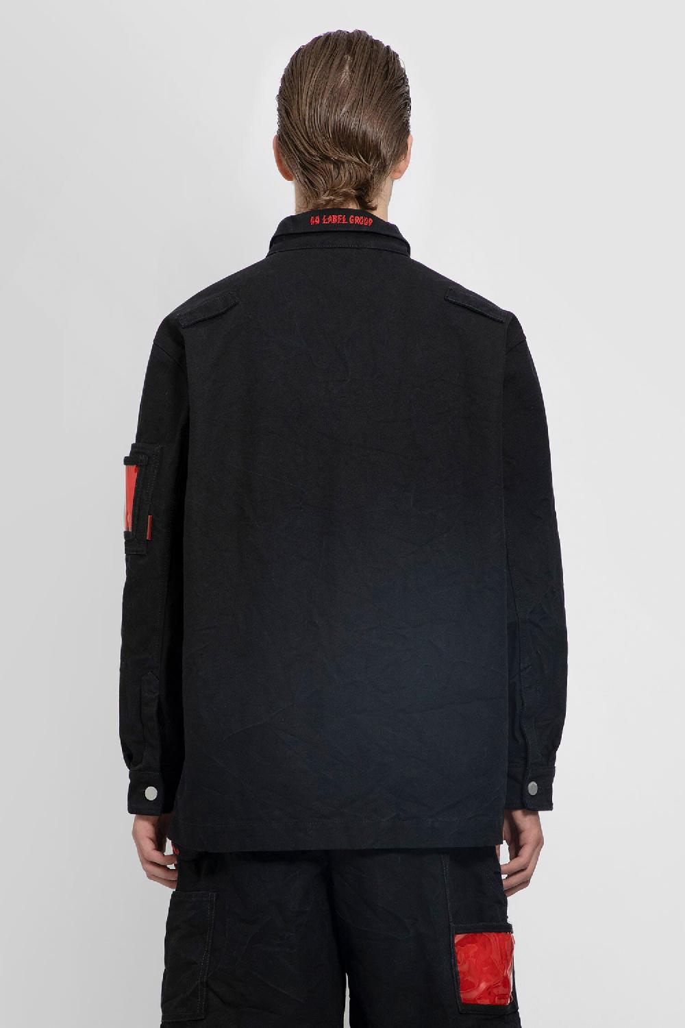 Antonioli 44 LABEL GROUP MAN BLACK SHIRTS Italia
