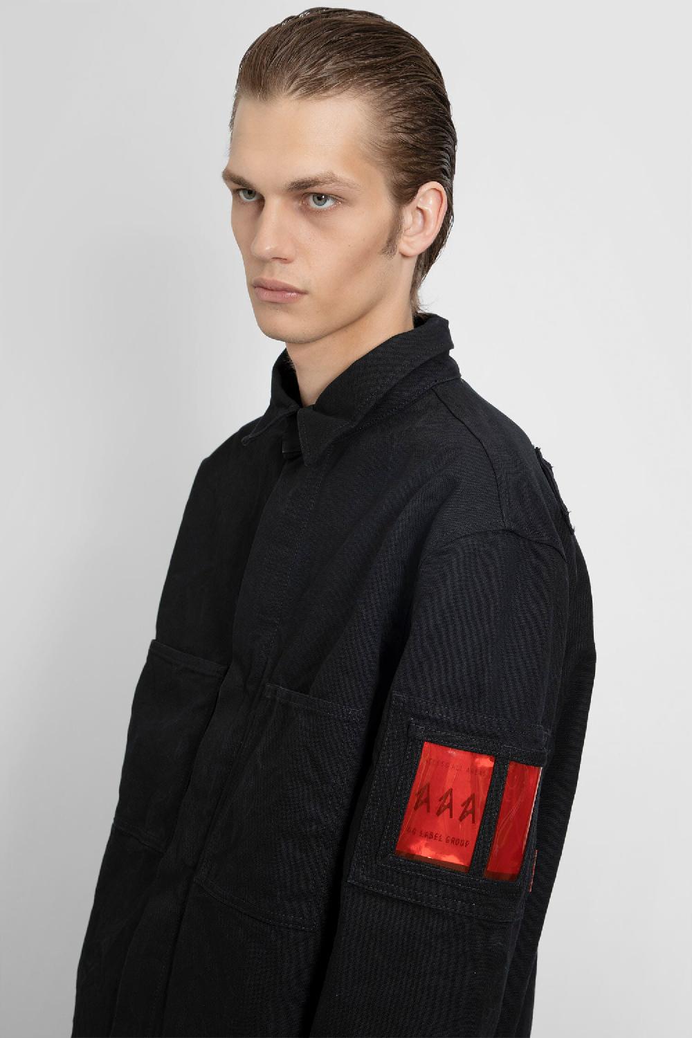 Antonioli 44 LABEL GROUP MAN BLACK SHIRTS Italia