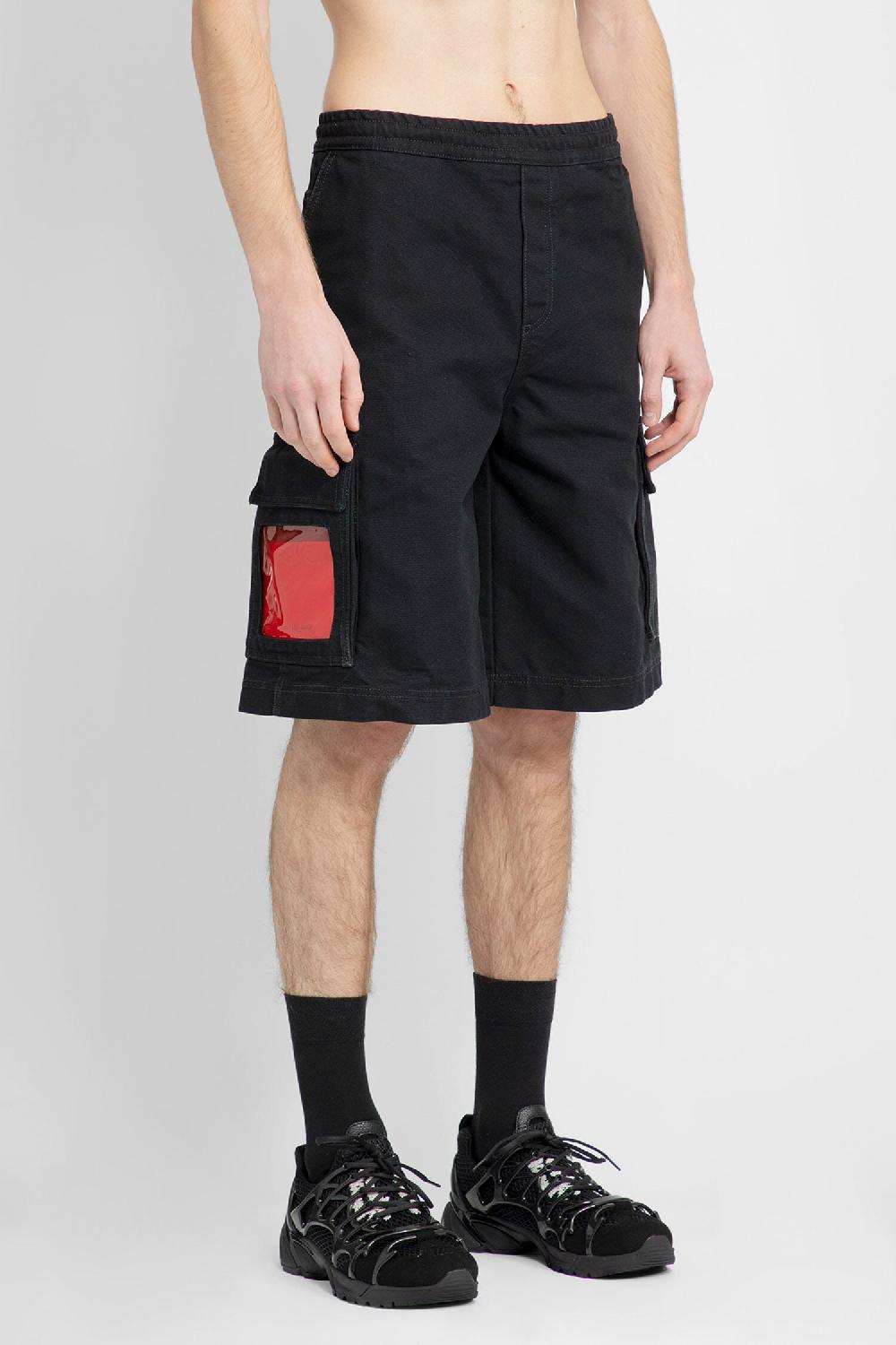 Antonioli 44 LABEL GROUP MAN BLACK SHORTS & SKIRTS Qualità