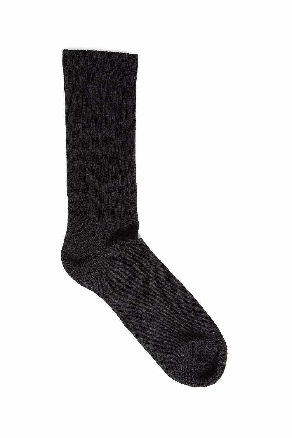 Antonioli 44 LABEL GROUP MAN BLACK SOCKS Qualità Garantita