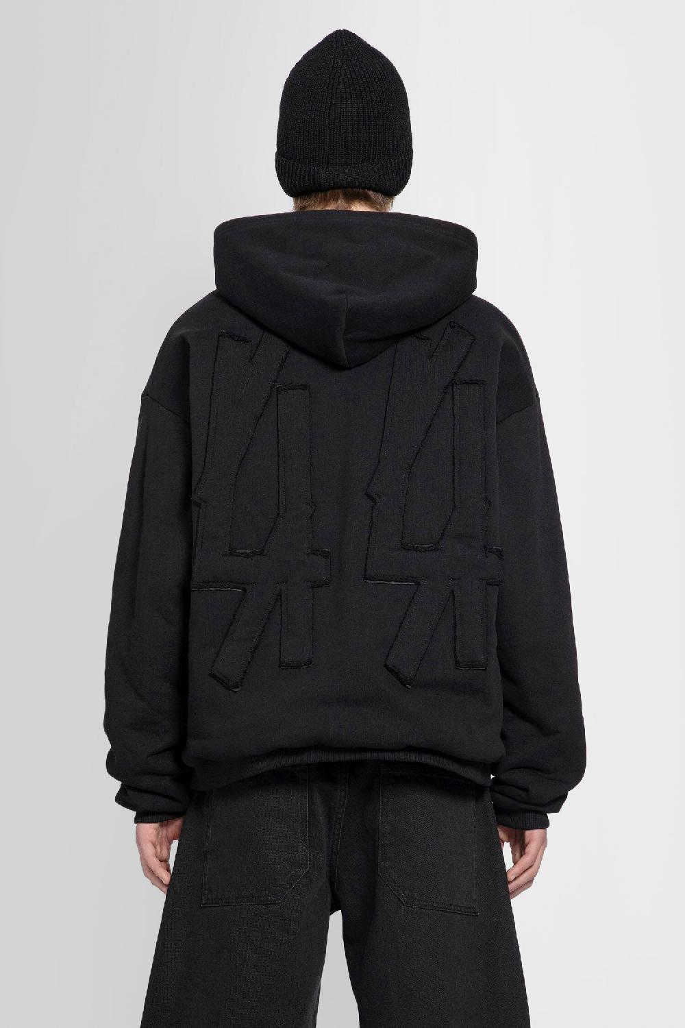 Antonioli 44 LABEL GROUP MAN BLACK SWEATSHIRTS Consegna Veloce