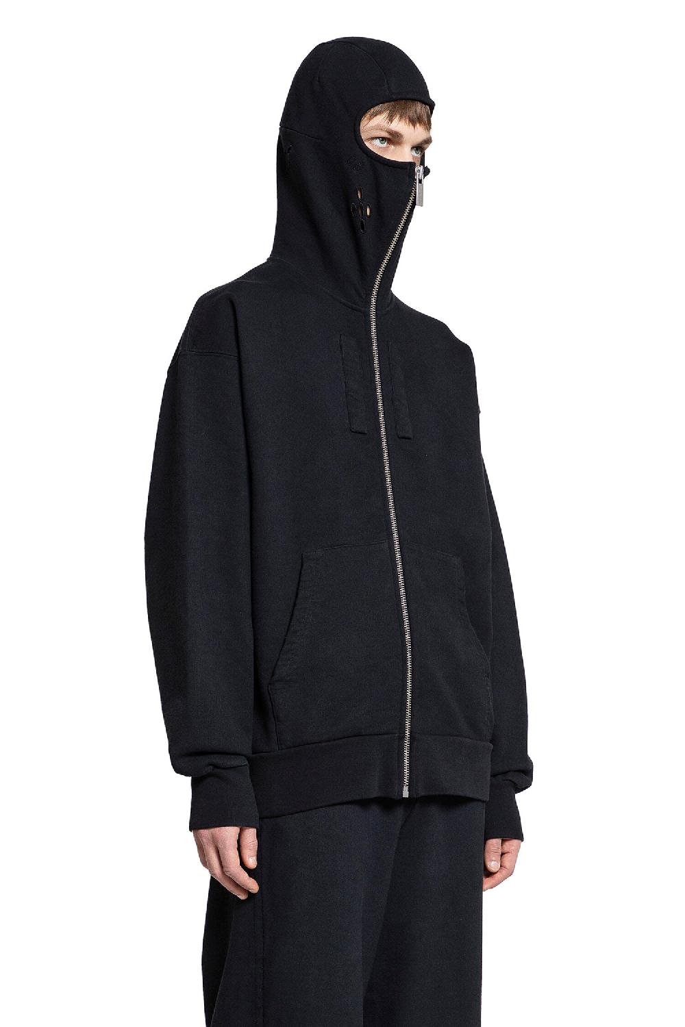Antonioli 44 LABEL GROUP MAN BLACK SWEATSHIRTS Promozione Limitata
