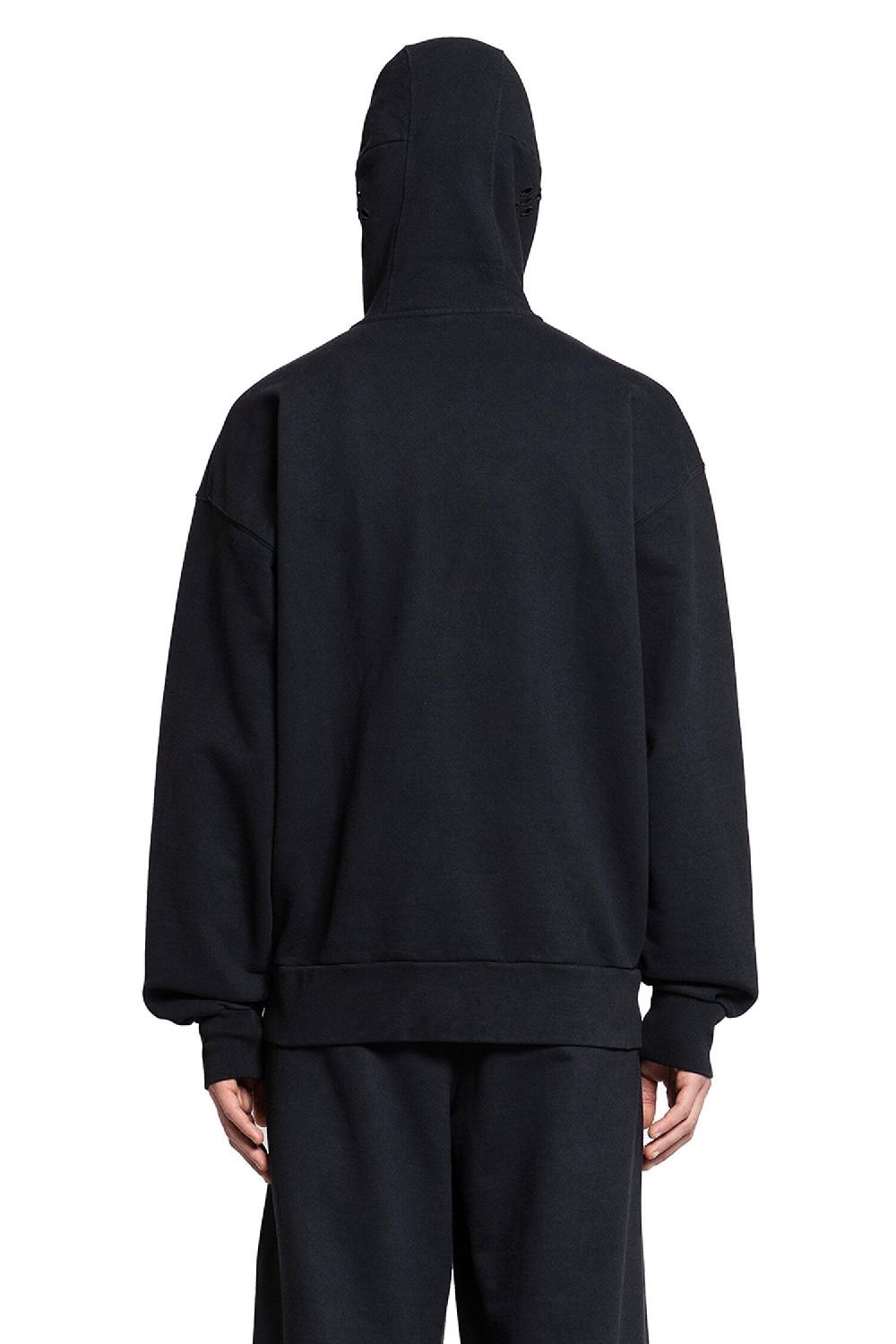 Antonioli 44 LABEL GROUP MAN BLACK SWEATSHIRTS Promozione Limitata