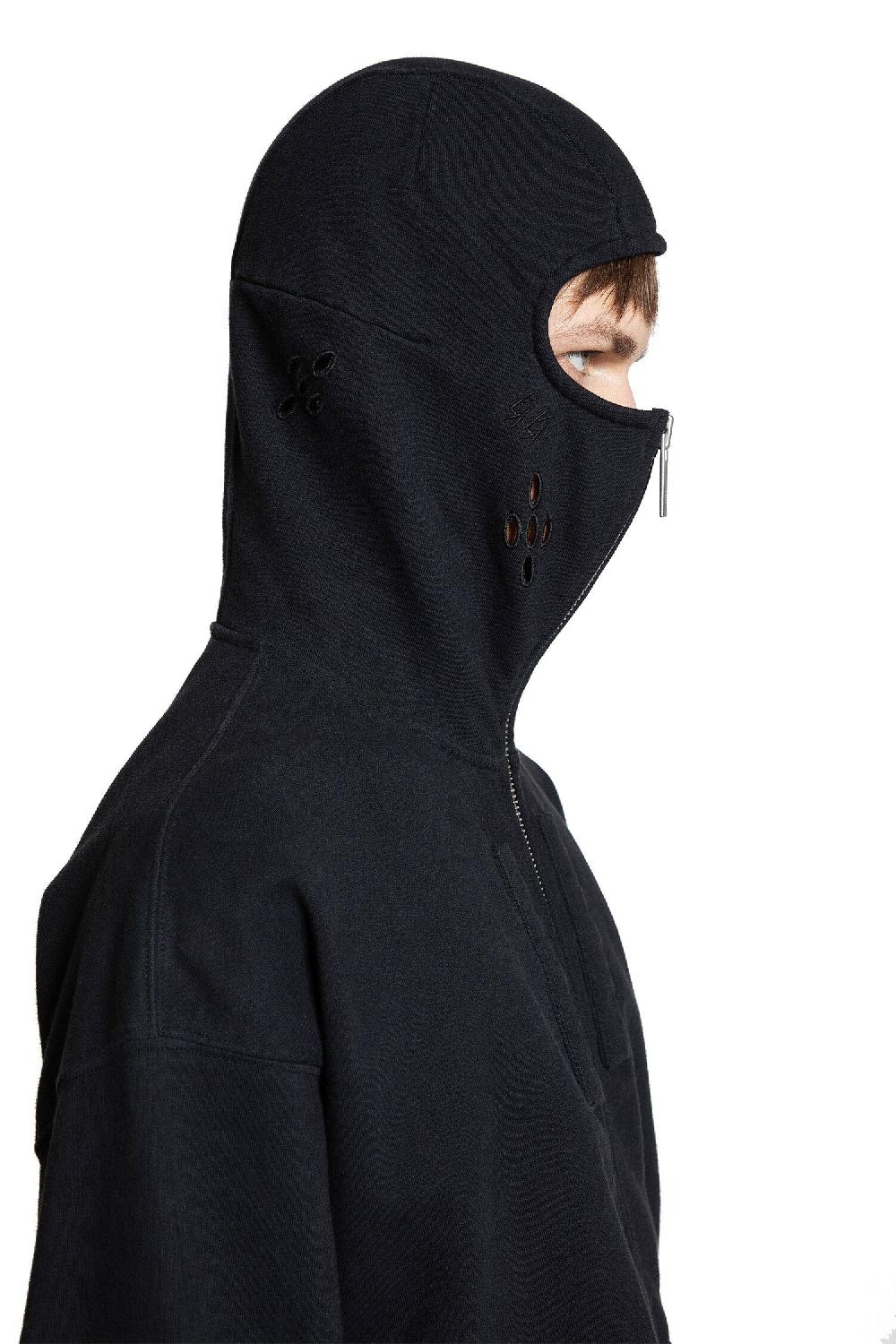 Antonioli 44 LABEL GROUP MAN BLACK SWEATSHIRTS Promozione Limitata