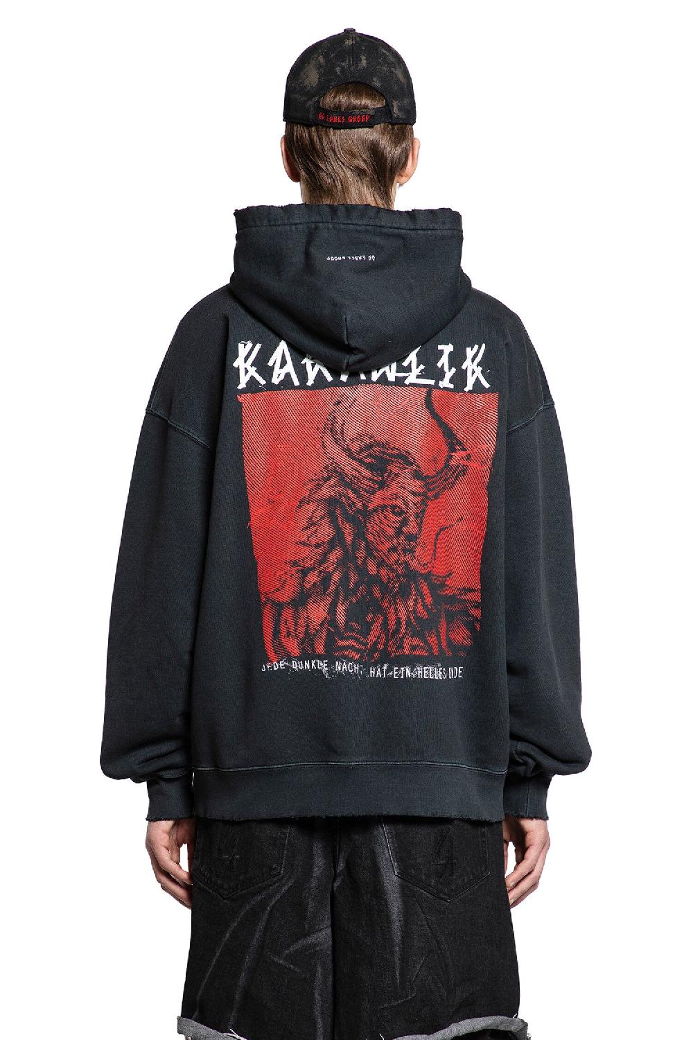 Antonioli 44 LABEL GROUP MAN BLACK SWEATSHIRTS Affare Del Giorno