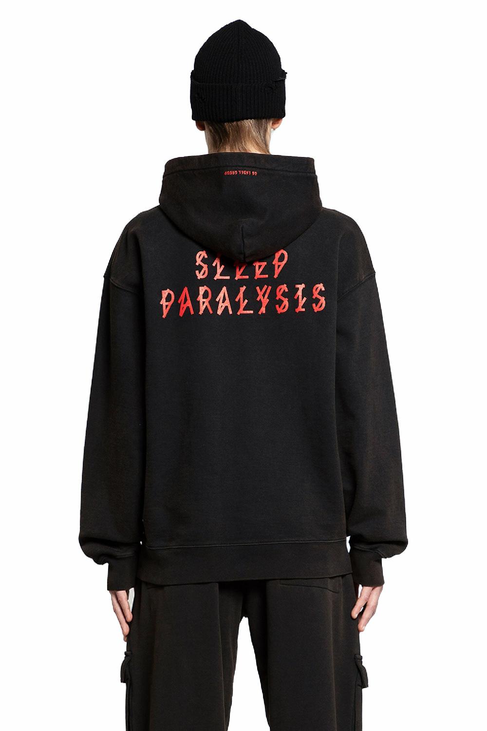 Antonioli 44 LABEL GROUP MAN BLACK SWEATSHIRTS Prezzo Ridotto