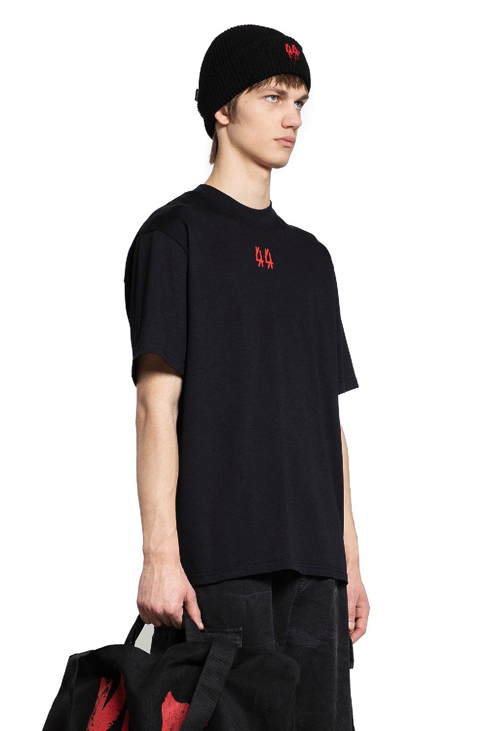 Antonioli 44 LABEL GROUP MAN BLACK T-SHIRTS & TANK TOPS Convenienza