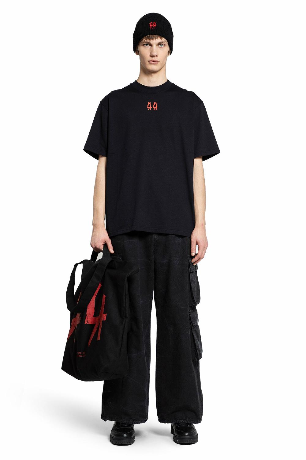 Antonioli 44 LABEL GROUP MAN BLACK T-SHIRTS & TANK TOPS Convenienza