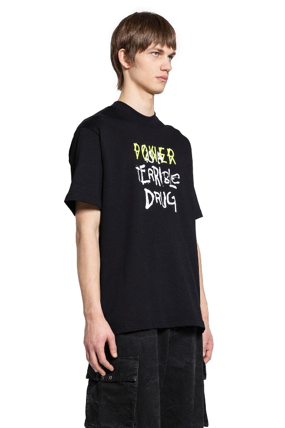 Antonioli 44 LABEL GROUP MAN BLACK T-SHIRTS & TANK TOPS Novità
