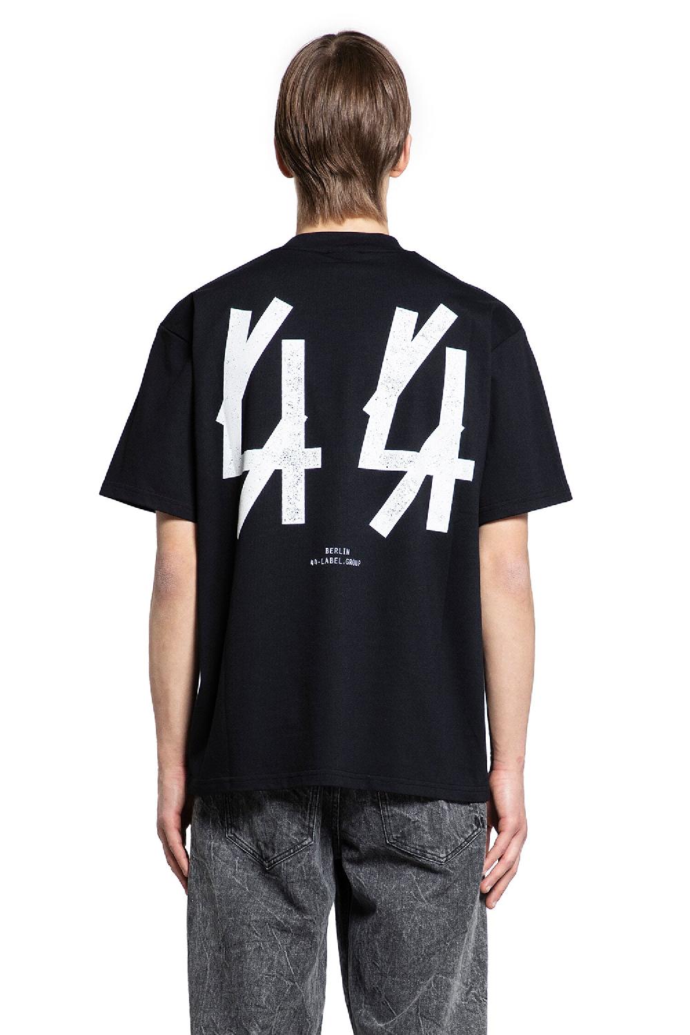Antonioli 44 LABEL GROUP MAN BLACK T-SHIRTS & TANK TOPS Sconto