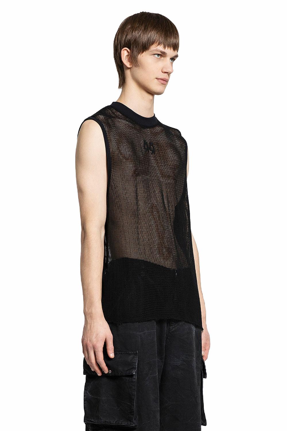 Antonioli 44 LABEL GROUP MAN BLACK T-SHIRTS & TANK TOPS Offerta