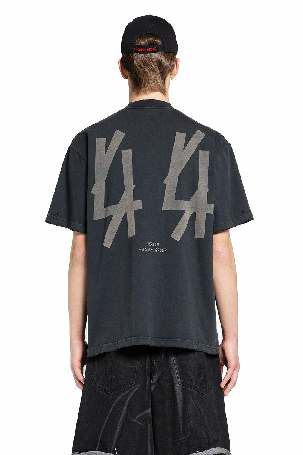 Antonioli 44 LABEL GROUP MAN BLACK T-SHIRTS & TANK TOPS Online