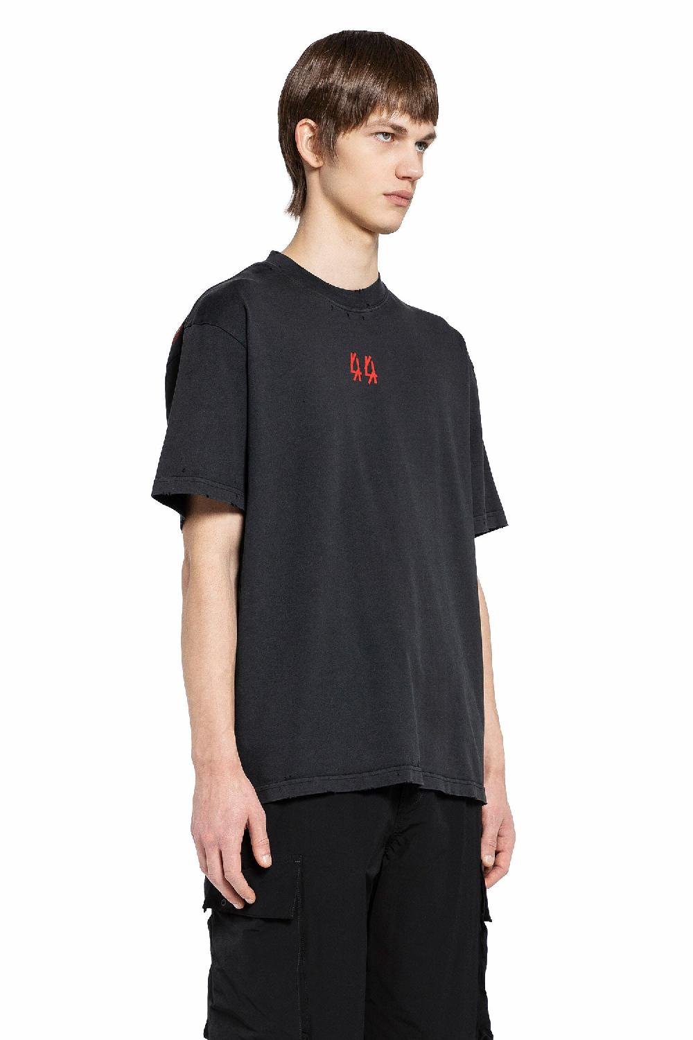 Antonioli 44 LABEL GROUP MAN BLACK T-SHIRTS & TANK TOPS Outlet
