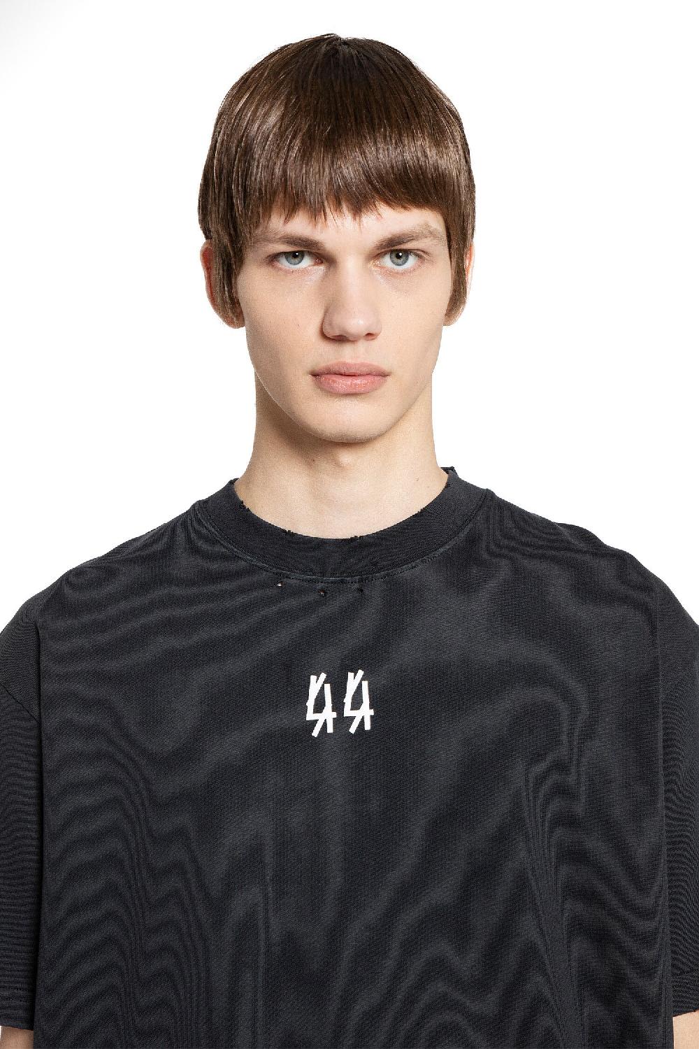 Antonioli 44 LABEL GROUP MAN BLACK T-SHIRTS & TANK TOPS In Vendita