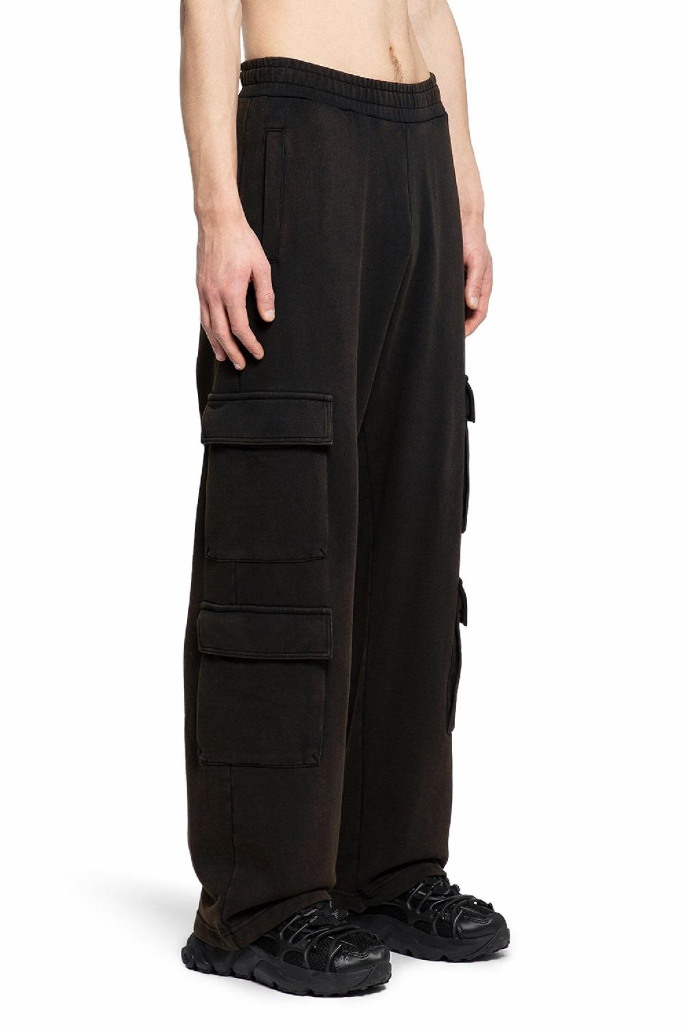 Antonioli 44 LABEL GROUP MAN BLACK TROUSERS Moda