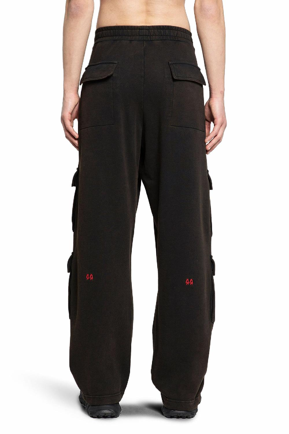 Antonioli 44 LABEL GROUP MAN BLACK TROUSERS Moda