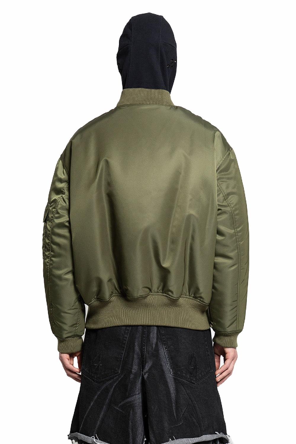 Antonioli 44 LABEL GROUP MAN GREEN JACKETS Italy