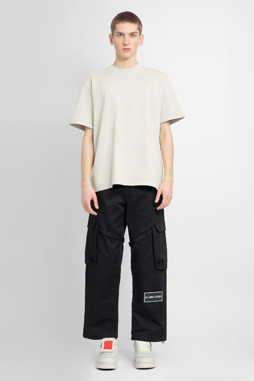 Antonioli 44 LABEL GROUP MAN OFF-WHITE T-SHIRTS & TANK TOPS Qualità Garantita