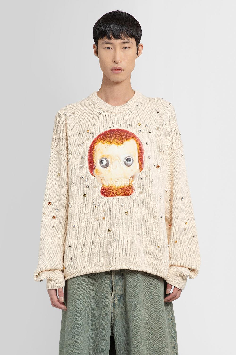 Antonioli ACNE STUDIOS MAN BEIGE KNITWEAR In Vendita