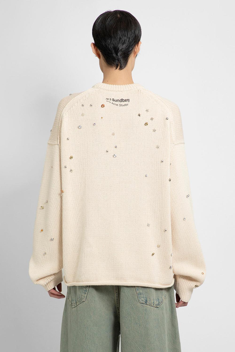 Antonioli ACNE STUDIOS MAN BEIGE KNITWEAR In Vendita