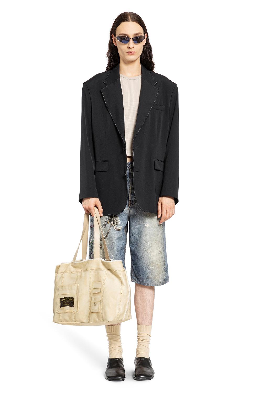 Antonioli ACNE STUDIOS MAN BLACK BLAZERS Vendita Economica