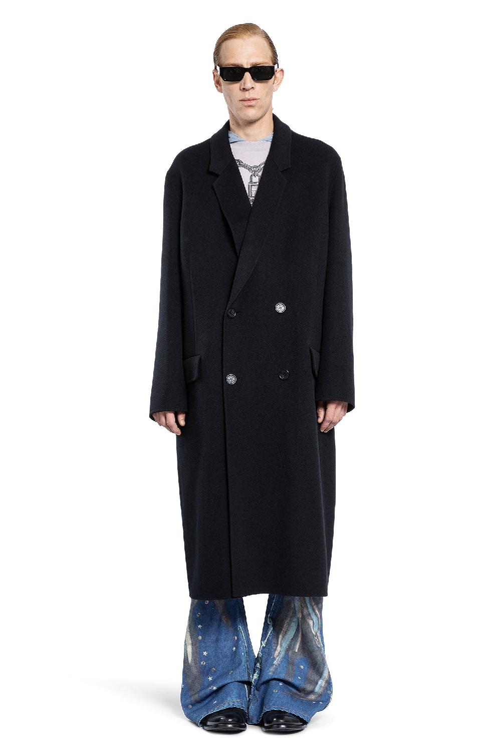 Antonioli ACNE STUDIOS MAN BLACK COATS Saldi Di Fabbrica