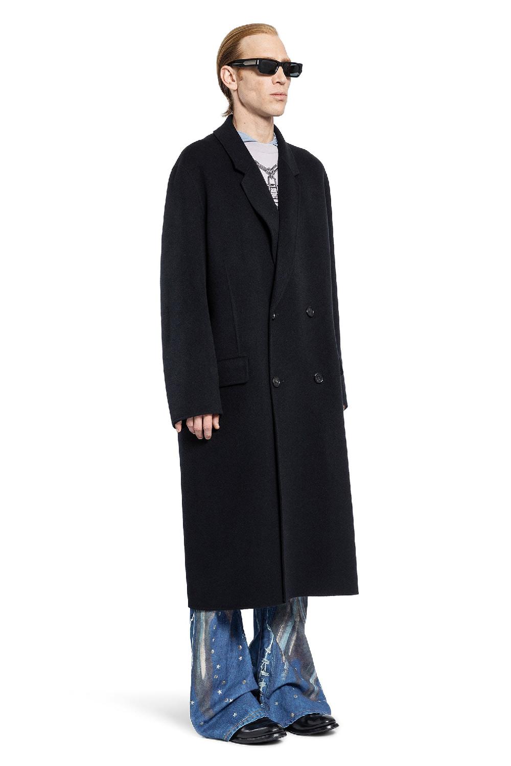 Antonioli ACNE STUDIOS MAN BLACK COATS Saldi Di Fabbrica