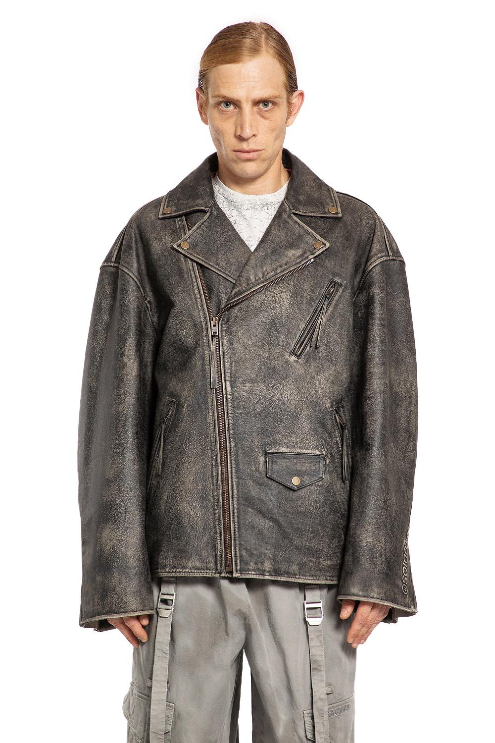 Antonioli ACNE STUDIOS MAN BLACK JACKETS Vendite Flash
