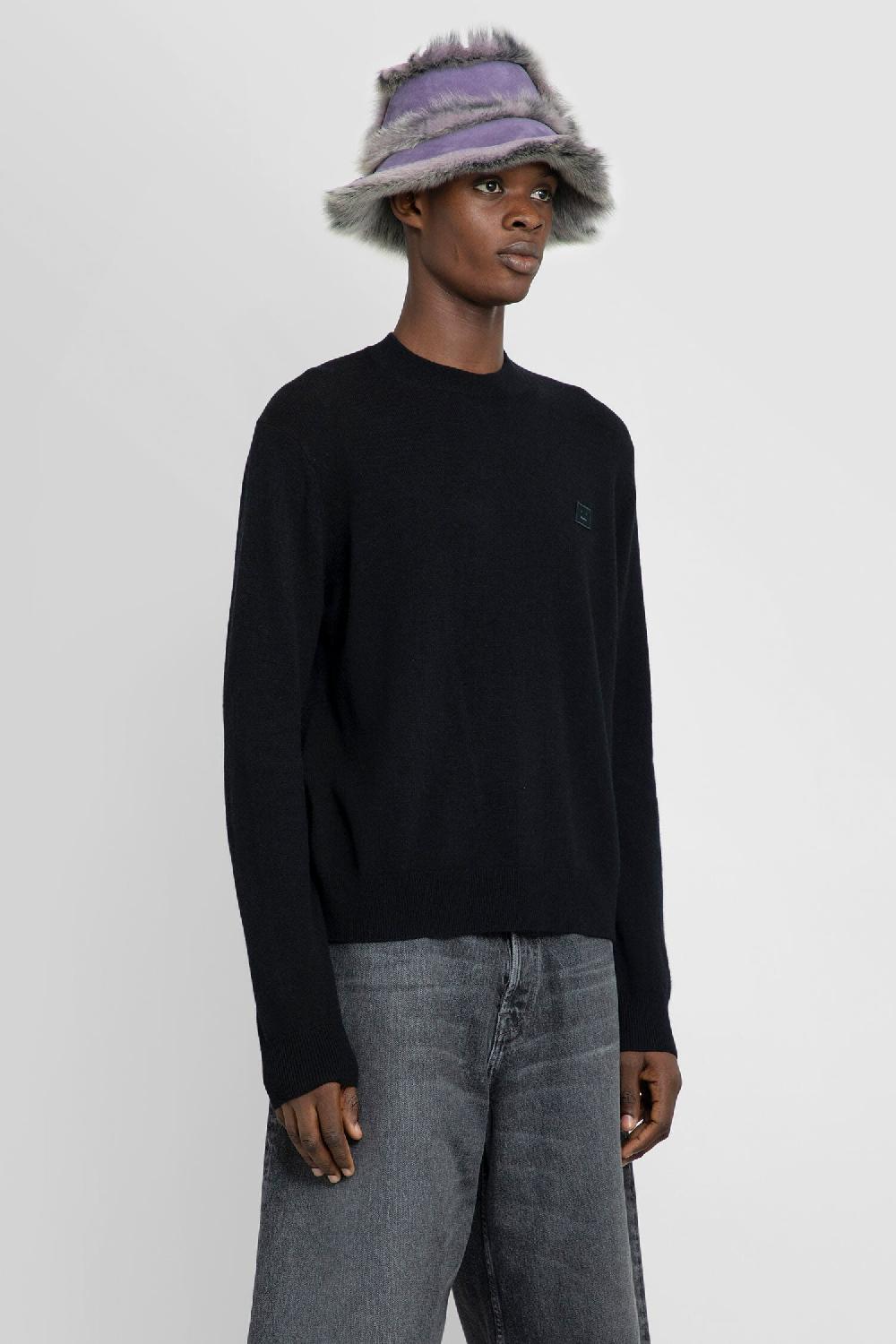 Antonioli ACNE STUDIOS MAN BLACK KNITWEAR 2025