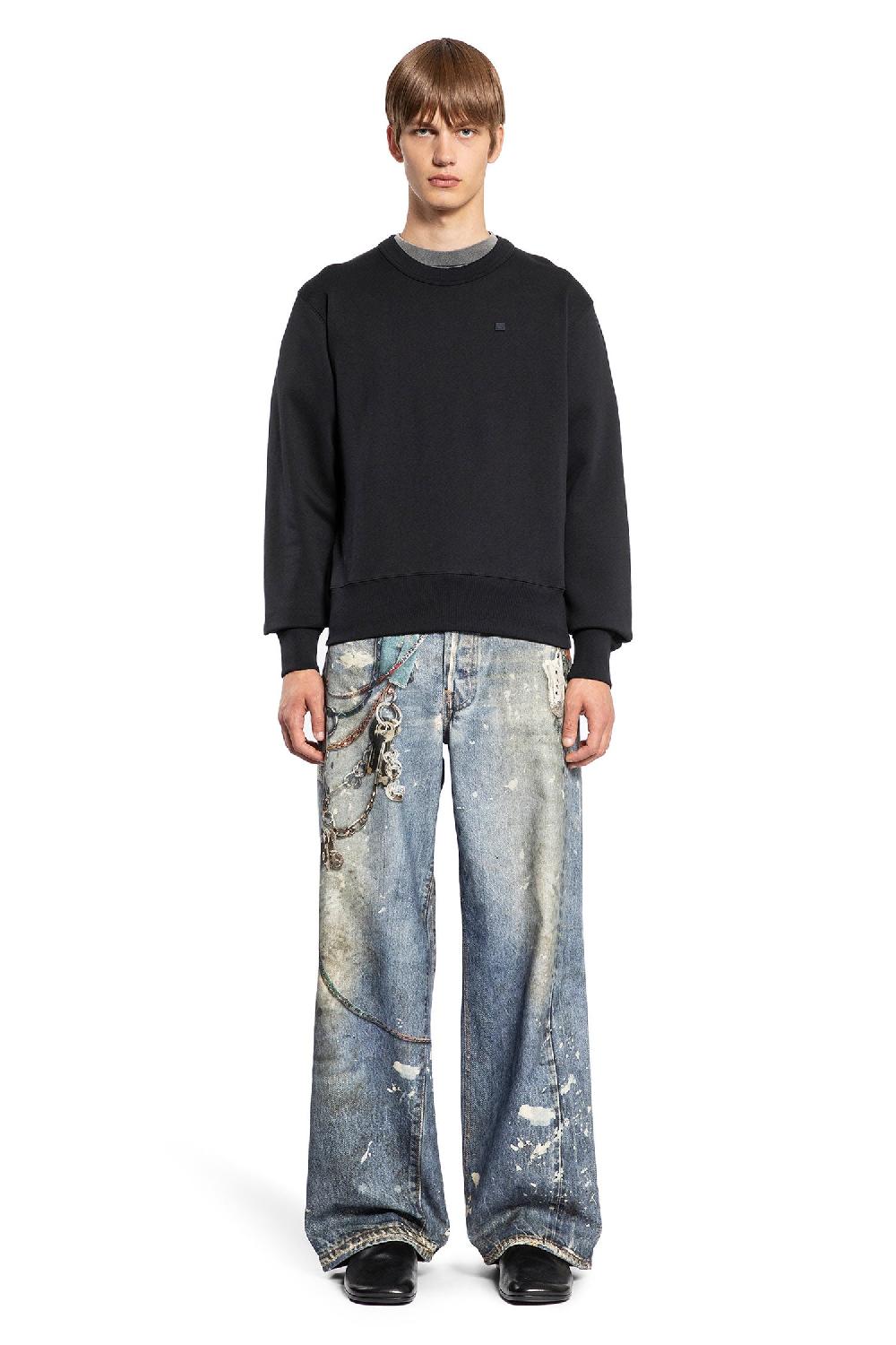 Antonioli ACNE STUDIOS MAN BLACK SWEATSHIRTS Italy