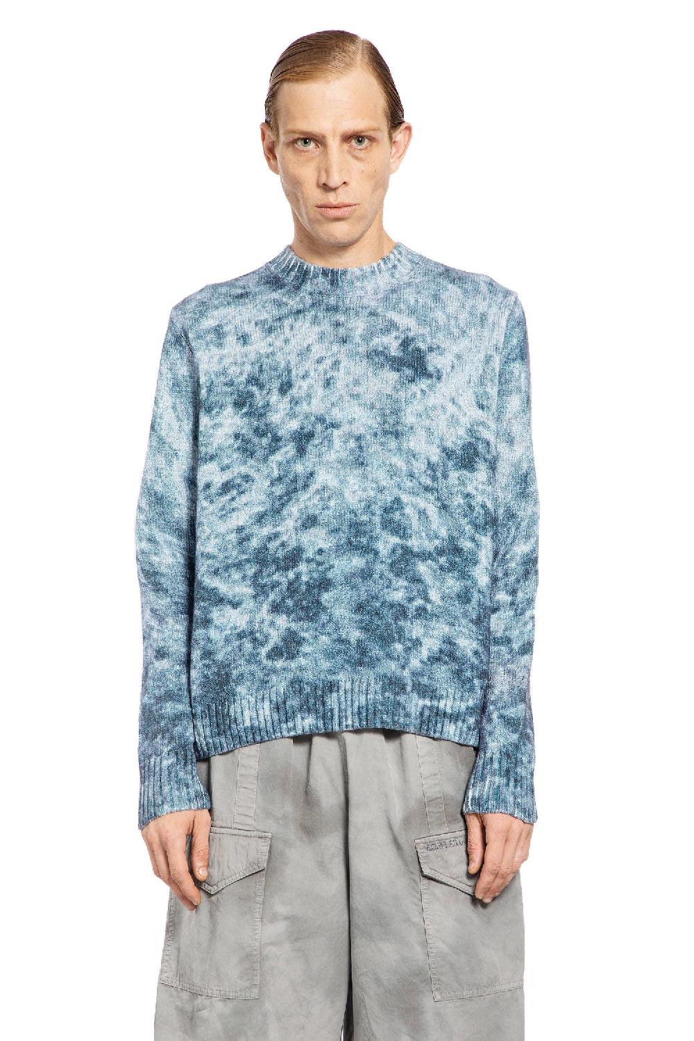 Antonioli ACNE STUDIOS MAN BLUE KNITWEAR Soddisfazione Garantita