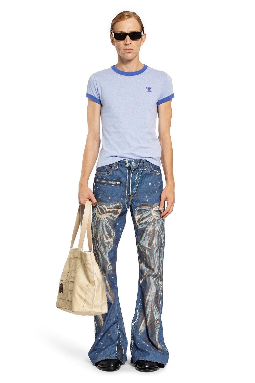 Antonioli ACNE STUDIOS MAN BLUE T-SHIRTS & TANK TOPS Consegna Veloce