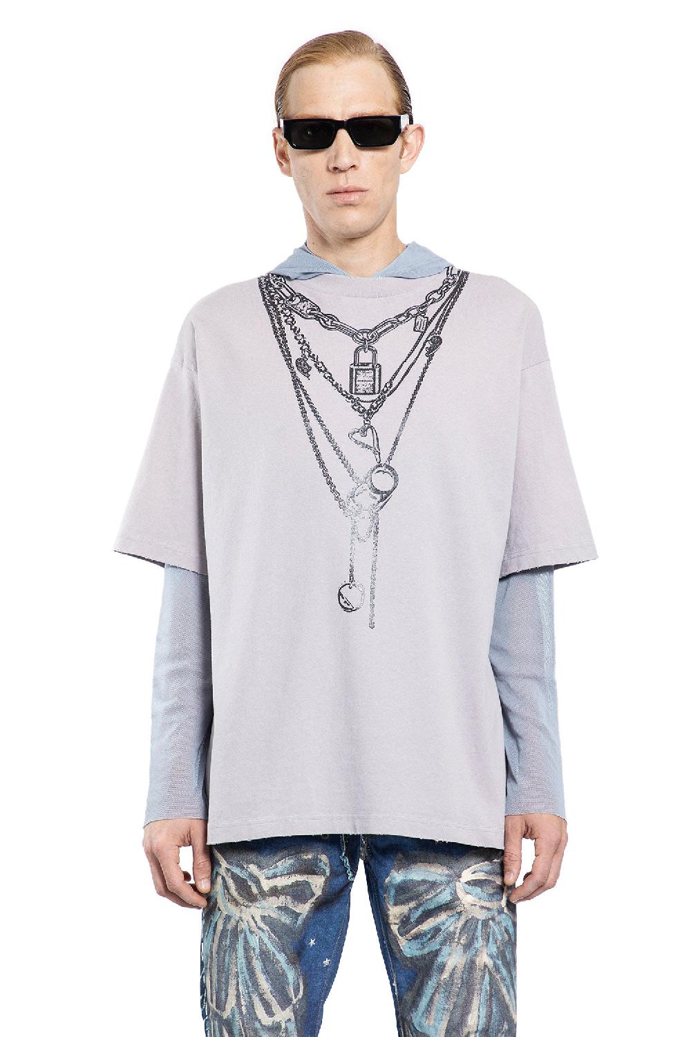 Antonioli ACNE STUDIOS MAN GREY T-SHIRTS & TANK TOPS Presa