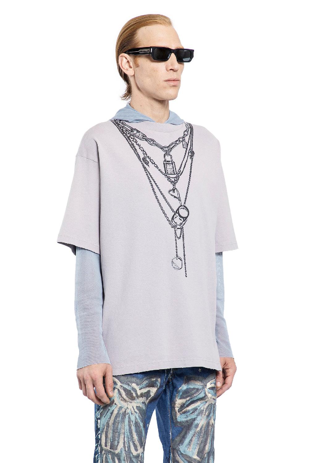 Antonioli ACNE STUDIOS MAN GREY T-SHIRTS & TANK TOPS Presa