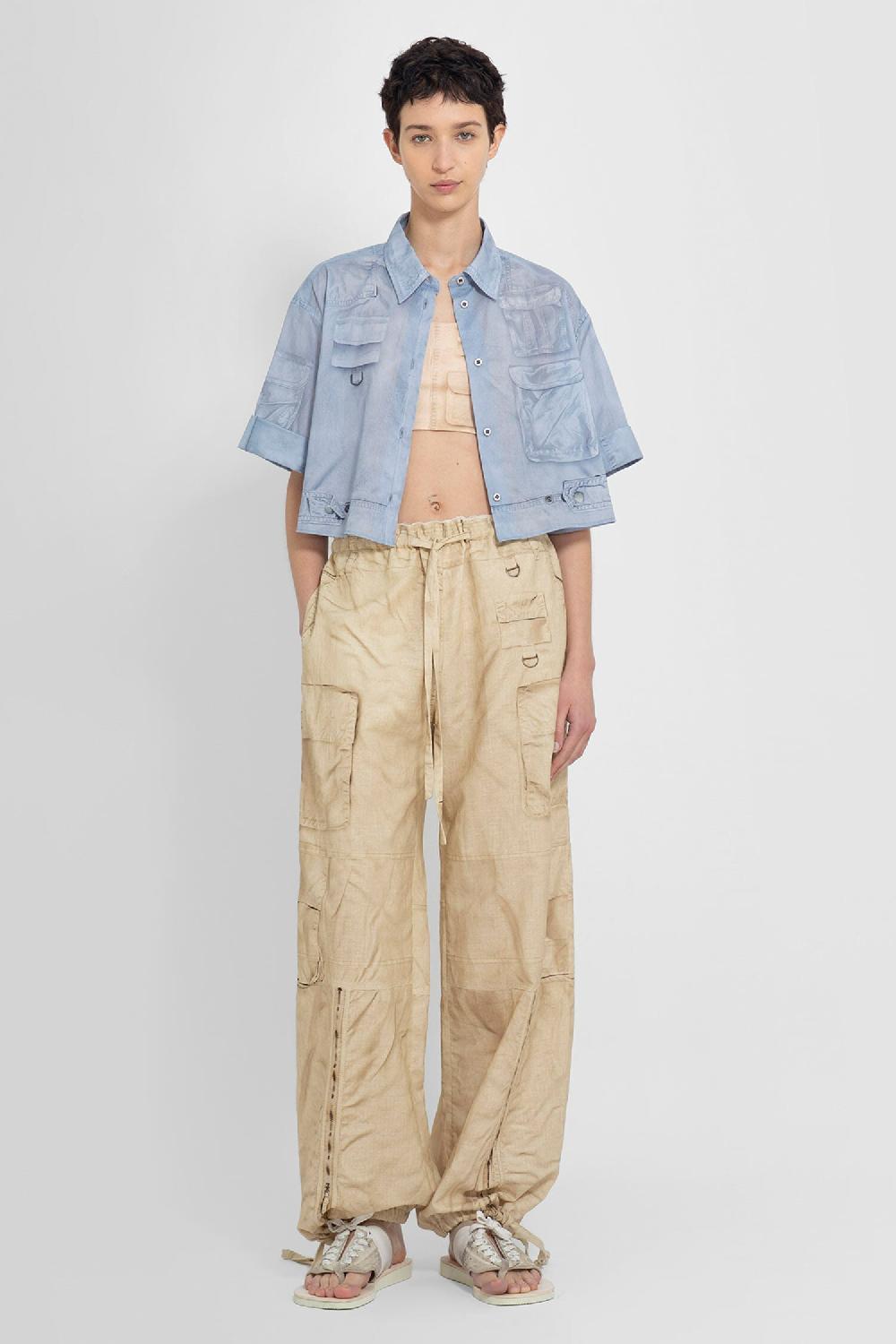 Antonioli ACNE STUDIOS WOMAN BEIGE TROUSERS 2025