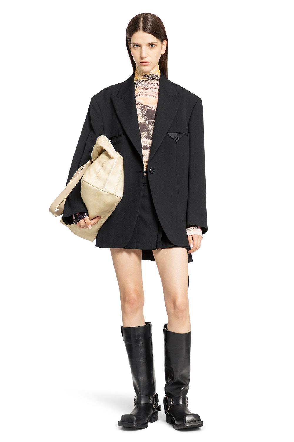 Antonioli ACNE STUDIOS WOMAN BLACK BLAZERS In Linea