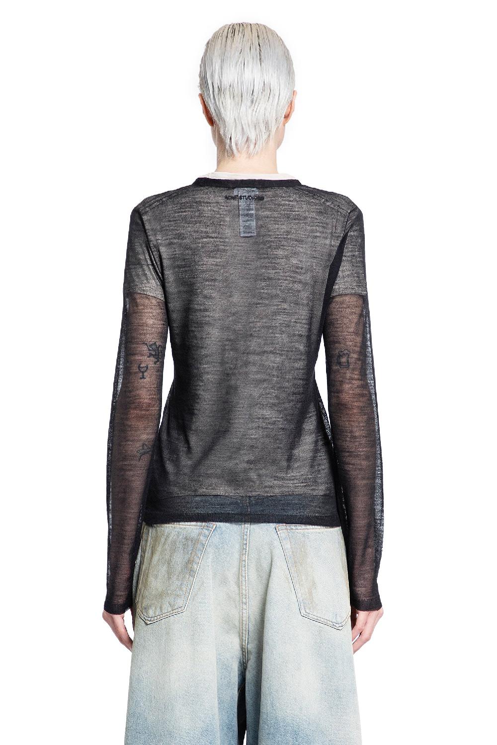 Antonioli ACNE STUDIOS WOMAN BLACK KNITWEAR Pezzi Unici