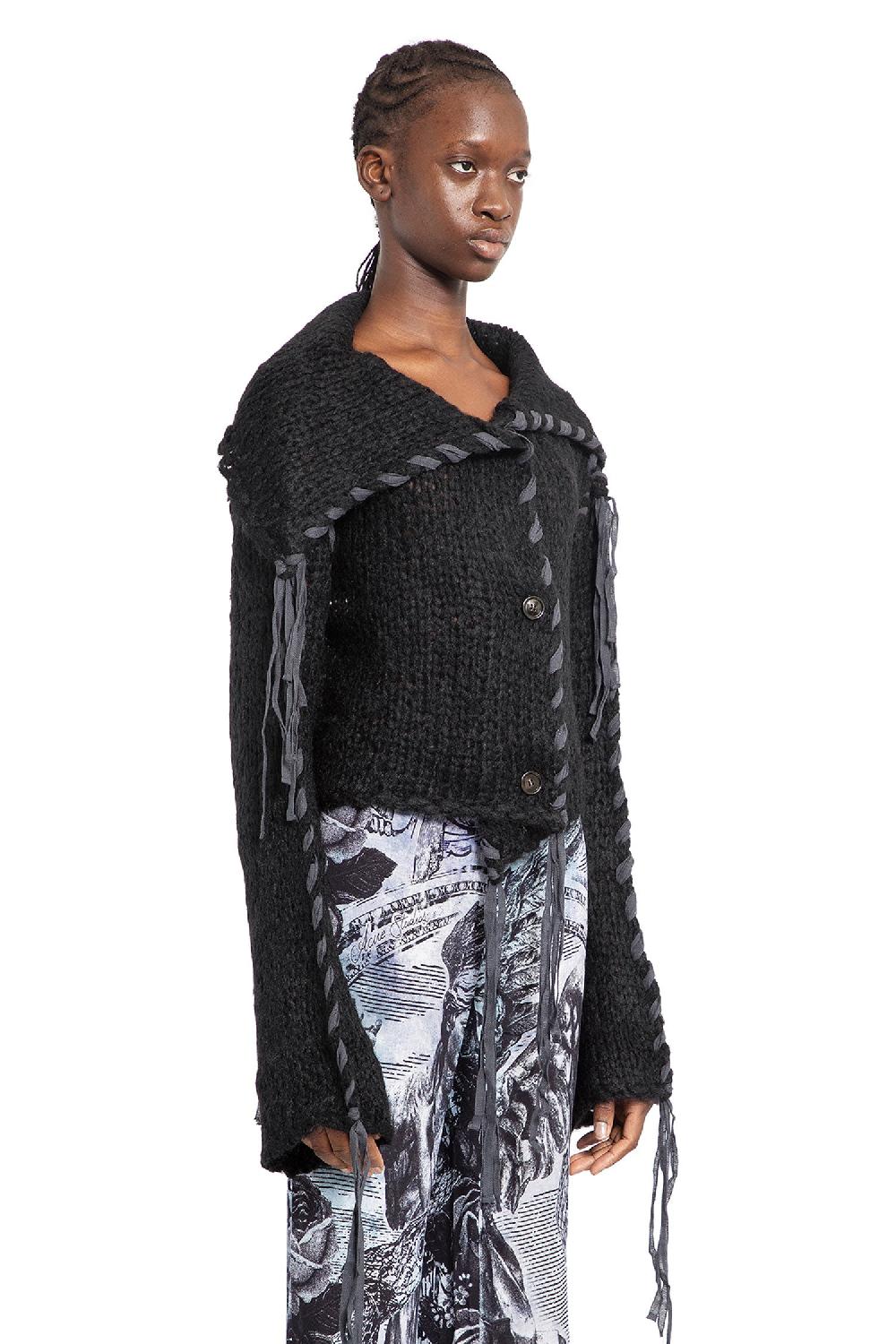 Antonioli ACNE STUDIOS WOMAN BLACK KNITWEAR Soddisfazione Garantita