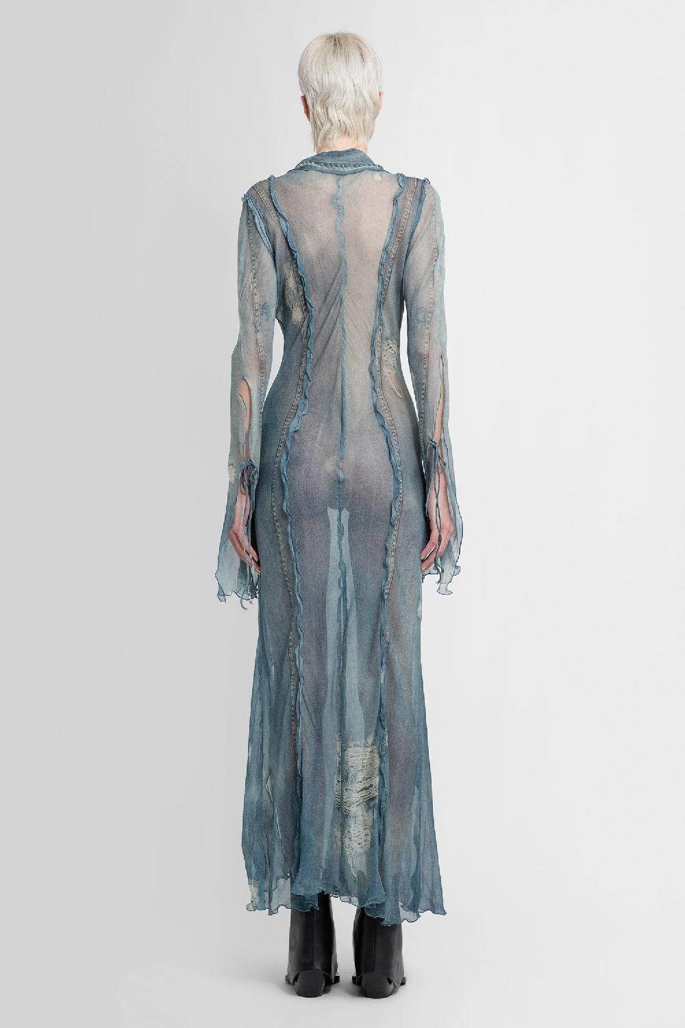 Antonioli ACNE STUDIOS WOMAN BLUE DRESSES Consegna Veloce