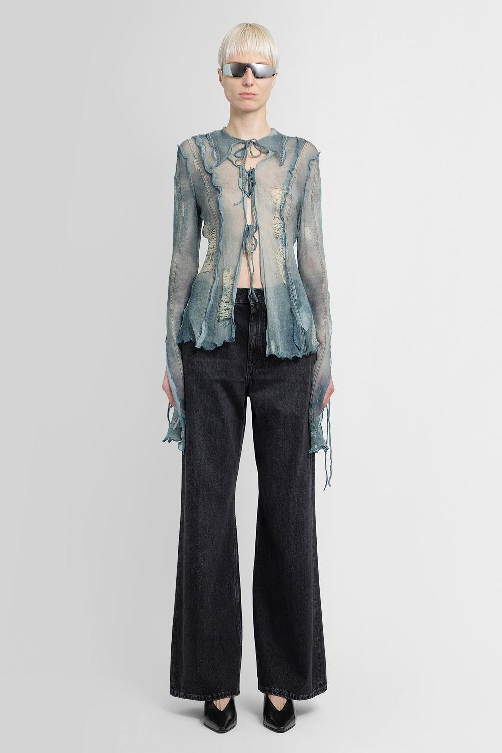 Antonioli ACNE STUDIOS WOMAN BLUE SHIRTS Convenienza
