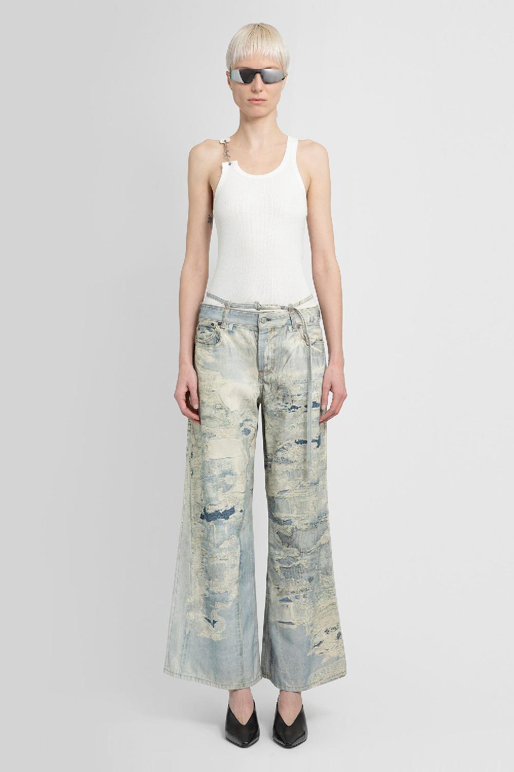 Antonioli ACNE STUDIOS WOMAN BLUE TROUSERS Online
