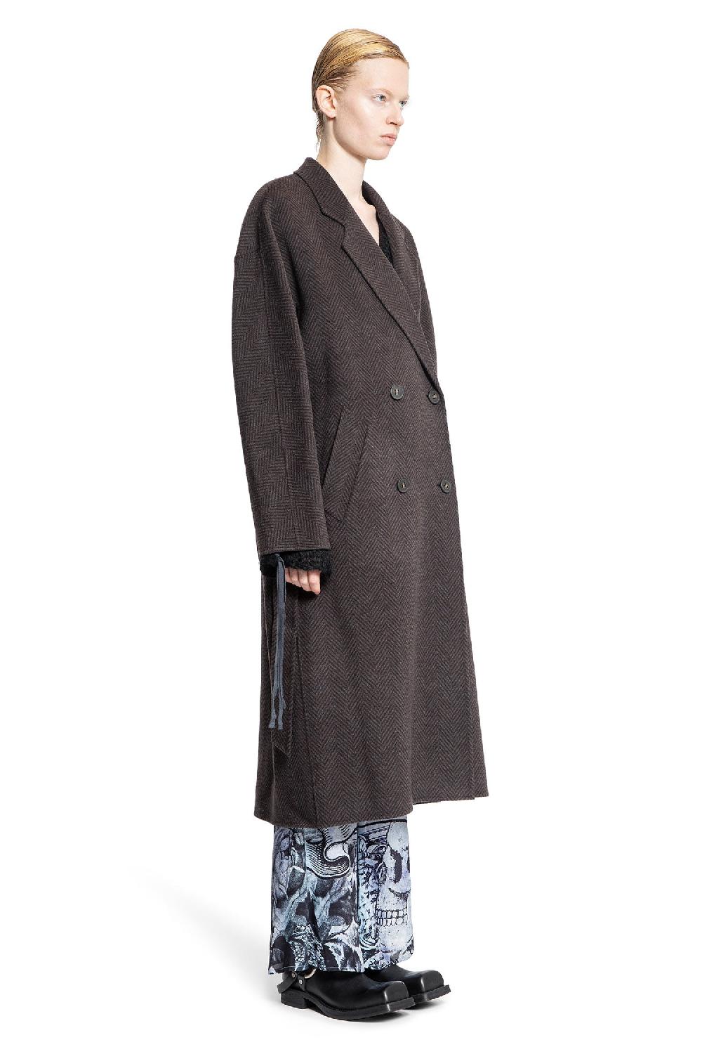 Antonioli ACNE STUDIOS WOMAN BROWN COATS Outlet
