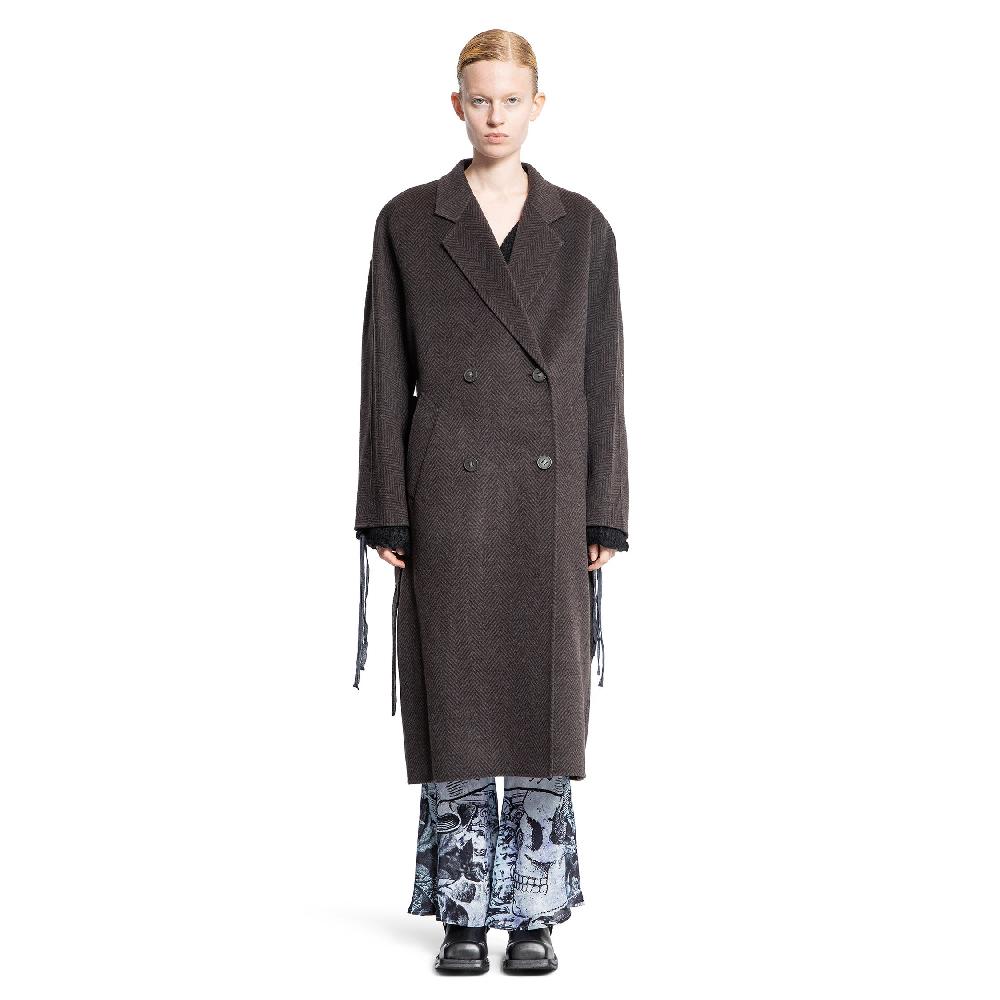Antonioli ACNE STUDIOS WOMAN BROWN COATS Outlet