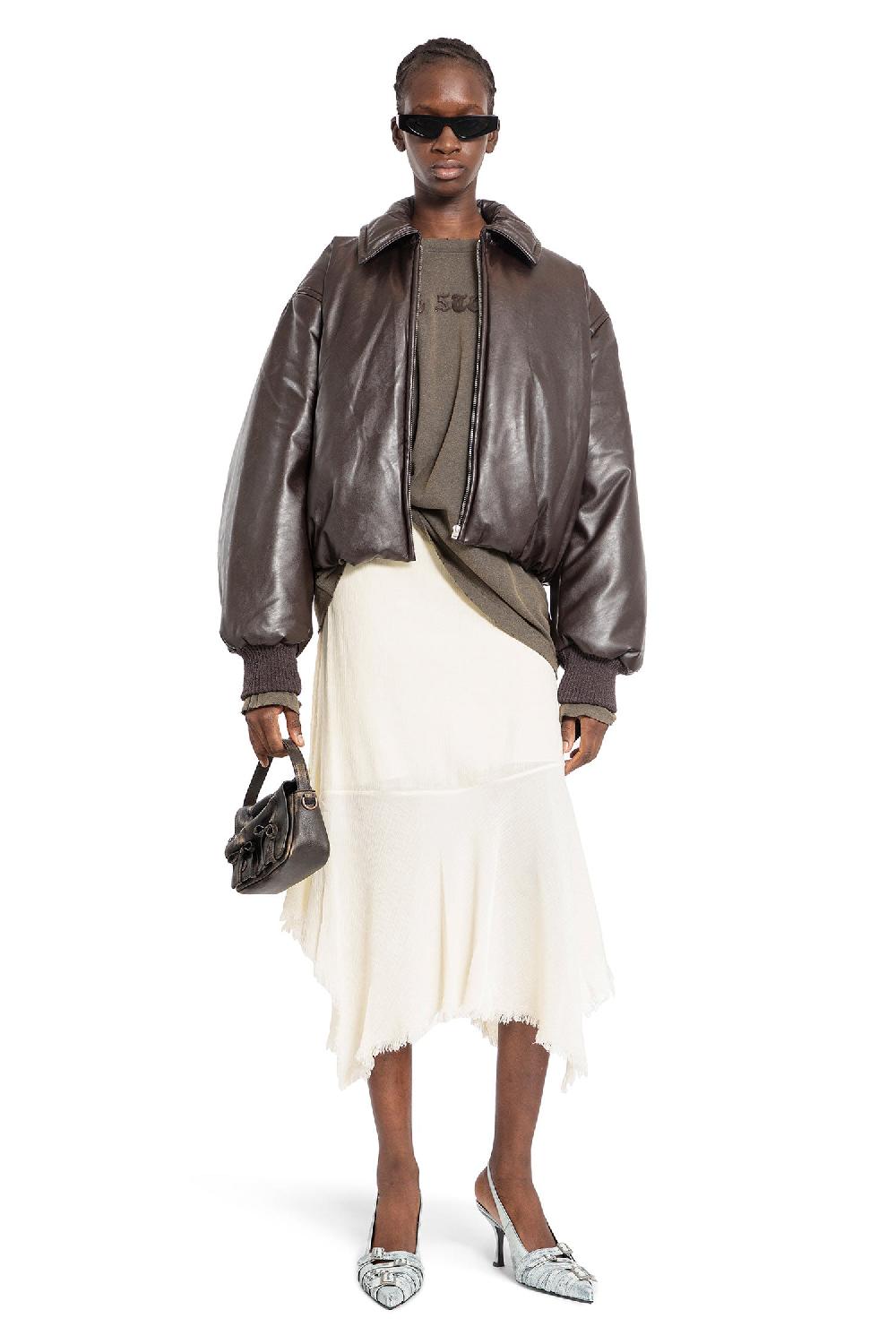 Antonioli ACNE STUDIOS WOMAN BROWN SHIRTS In Vendita