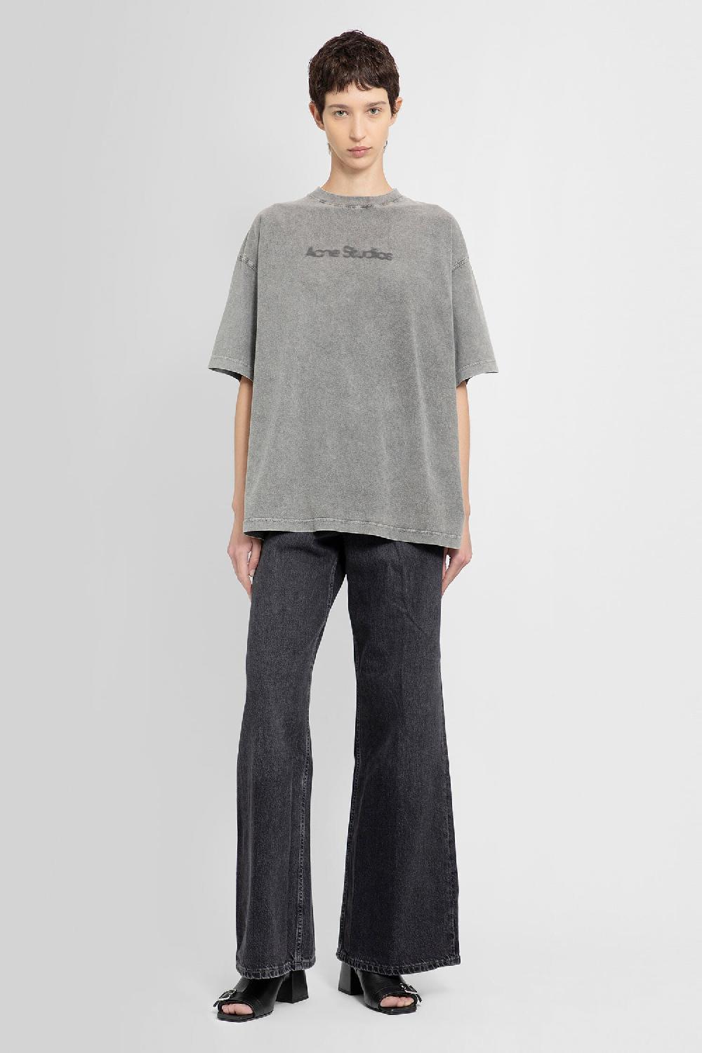Antonioli ACNE STUDIOS WOMAN GREY T-SHIRTS & TANK TOPS Vendita Economica