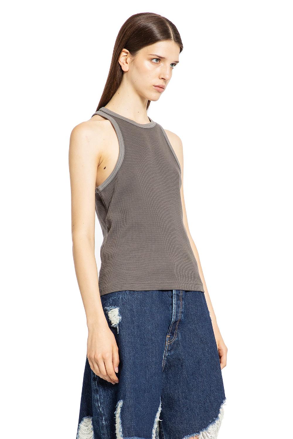 Antonioli ACNE STUDIOS WOMAN GREY T-SHIRTS & TANK TOPS Saldi Di Fabbrica
